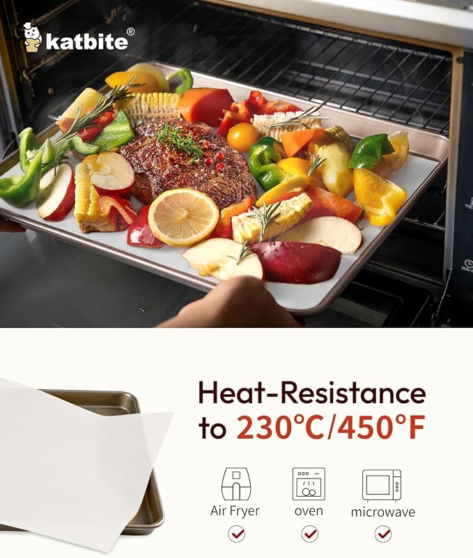 Katbite Parchment Paper, Heavy Duty 12x16 inches Baking Paper, 300 Sheets - Image 6