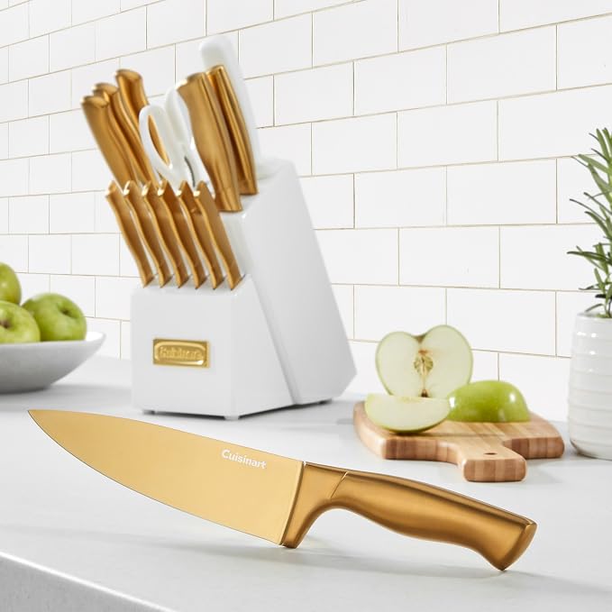 Cuisinart Professional Block Knife Set, Lightweight, Stainless Steel, Durable & - Image 4
