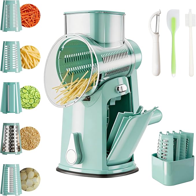The CoveCarol rotary cheese grater comes by Unknown