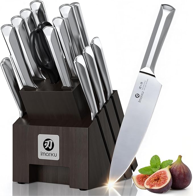 imarku Knife Set, Ultra Sharp Kitchen Knife Set by imarku