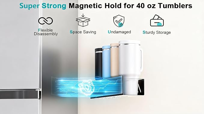 Magnetic Cup Holder for 8 Stanley 30/40 oz Tumbler, Flexible disassembly - Image 6