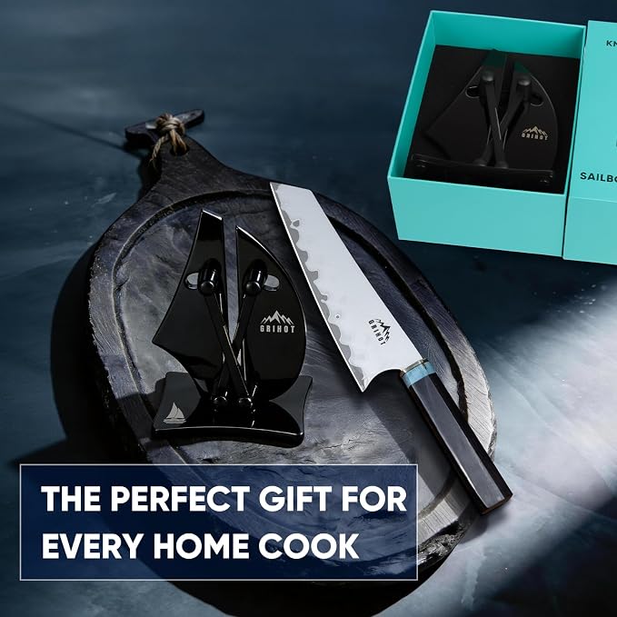 VN3 Professional Knife Sharpener | 3-Action Streamlined Sailboat Design - Image 8