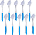 Hsei 10 Pcs Blue Kitchen Scrub Dish Brush Bulk by Hsei