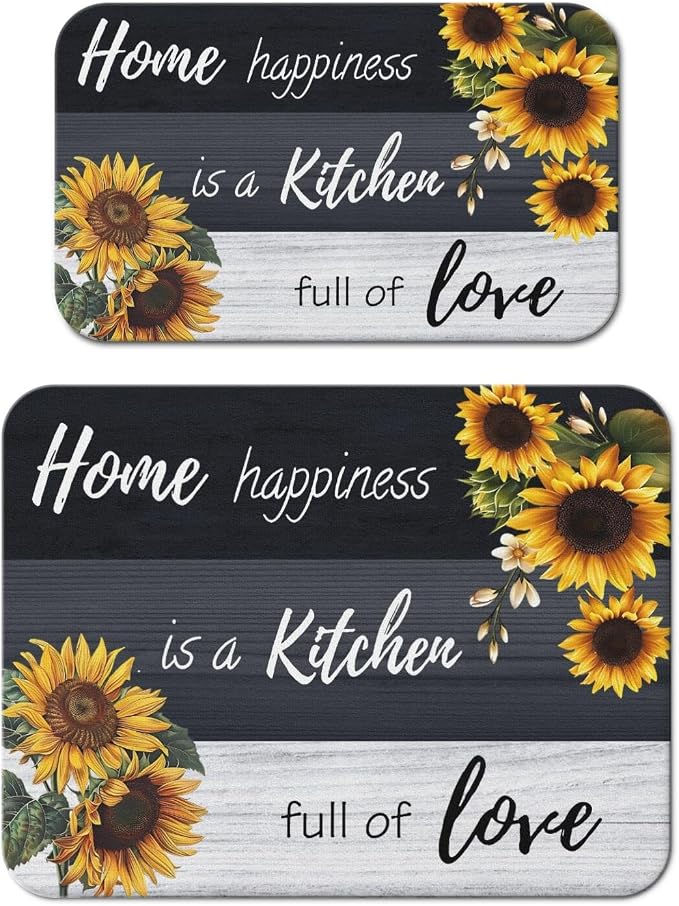Dish Drying Mat for Kitchen Counter 2 Pack by Unknown