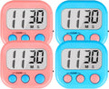 Timer for Kids Teachers Digital Kitchen Timers for Cooking Large Magnetic by AOUCE