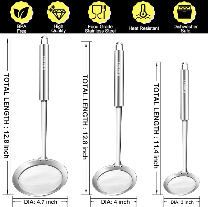 Anaeat Stainless Steel Fat Skimmer Spoon - Image 6
