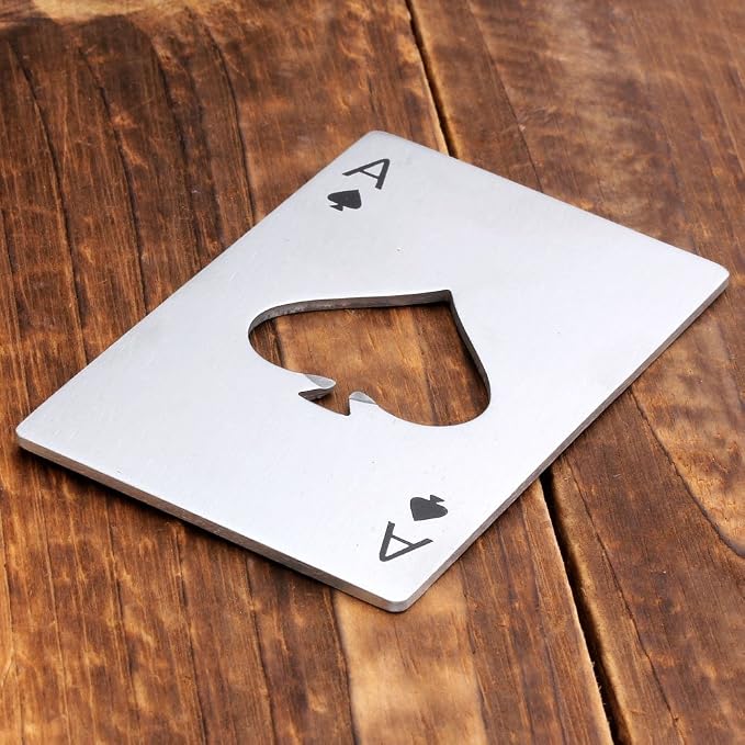 Bottle Opener-Stainless Steel Credit Card Size Casino Bottle Opener - Image 4