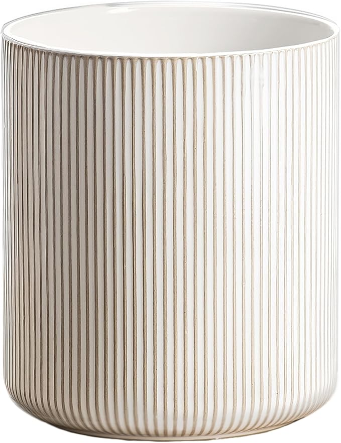 getstar Large Utensil Holder for Kitchen Counter, 7.2" Vintage Ceramic Utensils by Getstar