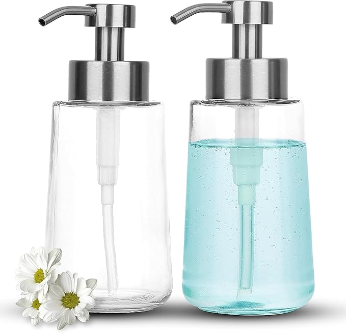 Soap Dispenser, Glass Hand Soap Dispenser by DOILIESE