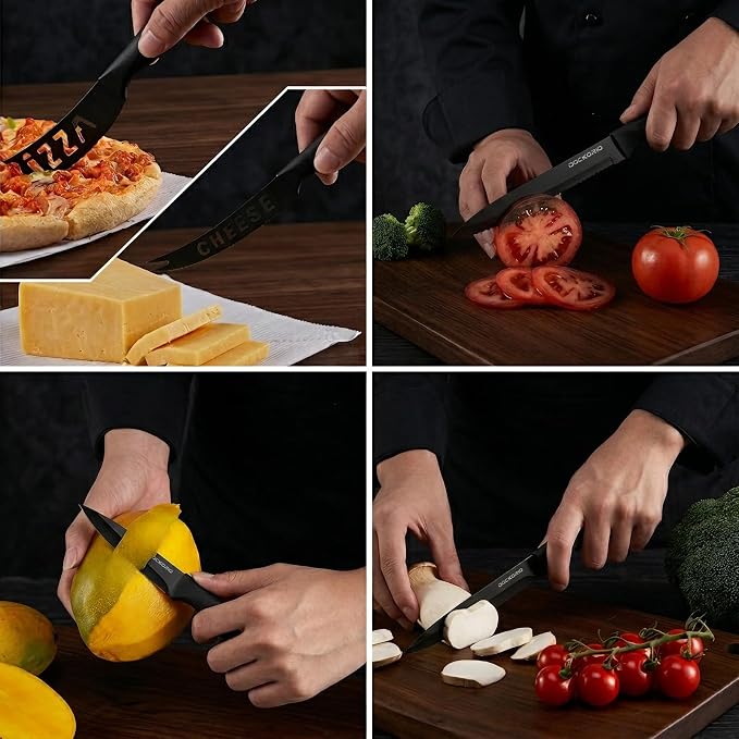 Kitchen Knife Set with Block, Chef Knives, Bread Knife, all in one - Image 5