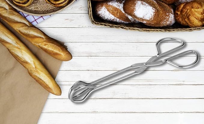 Hiash 9-Inch and 11-Inch Heavy Duty Stainless Steel Kitchen Tongs - Image 4