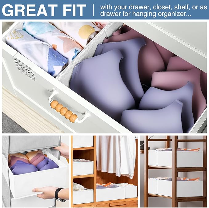 Criusia Drawer Organizer Clothes 12 Pack - Image 4