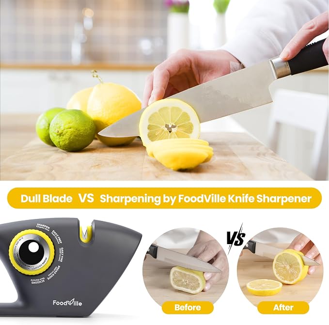 FoodVille 5 in 1 Knife Sharpener - Image 6