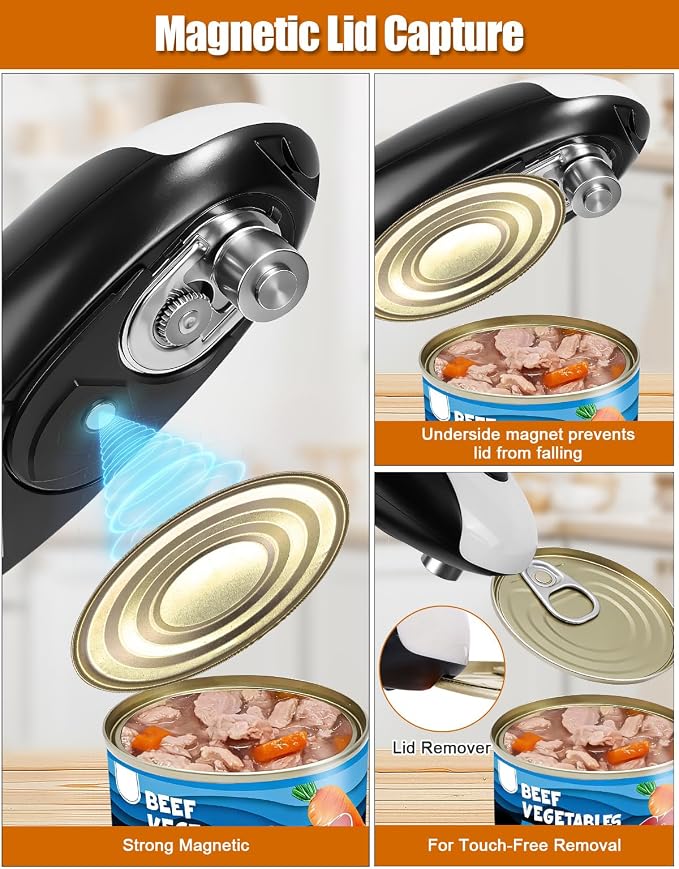 YUET Electric Can Opener, Automatic One-Touch Can Openers - Image 5