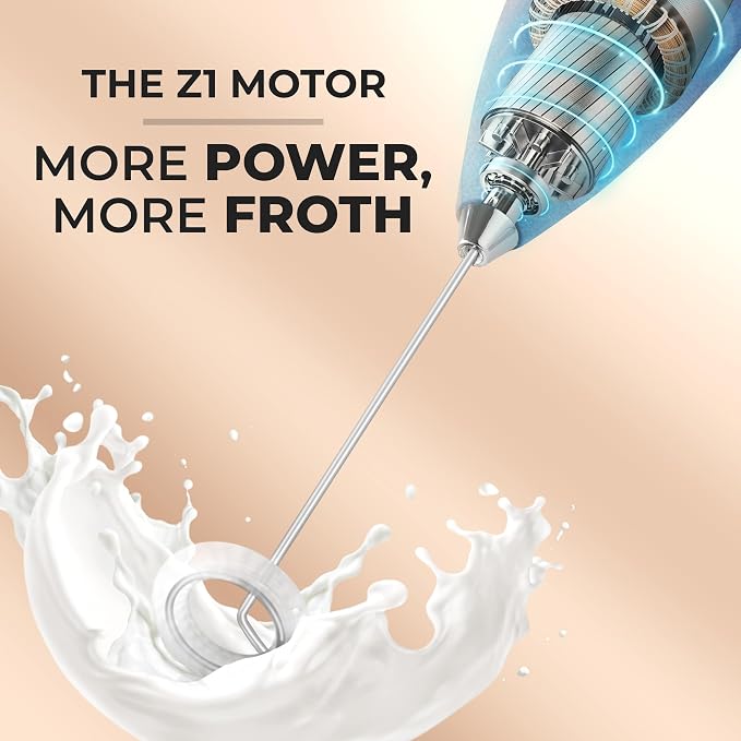 Zulay Kitchen Powerful Milk Frother Wand - Image 3