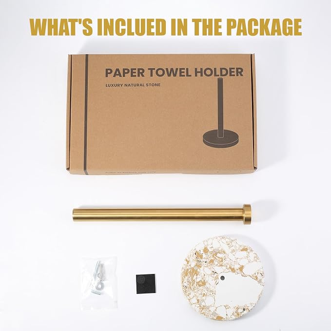 Koville Paper Towel Holder Countertop, Standing Paper Roll Holder - Image 9