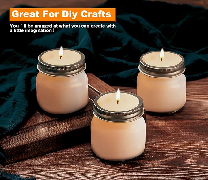 Mason Jars 8 oz 30 Pack- Small Mason Jars - Image 6