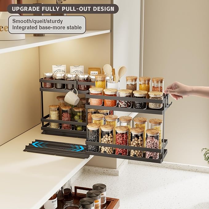 Magheo Pull Out Spice Rack Organizer - Image 2