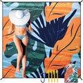 HIHOHO Beach Blanket Waterproof Sandproof Extra Large Beach Mat 79" X by HIHOHO
