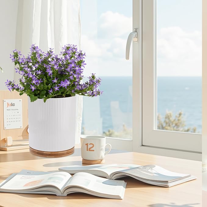 QUELIEN Utensil Holder, 360° Rotating Ceramic Kitchen Utensil Holder - Image 8