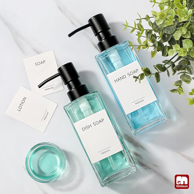 GMISUN Glass Soap Dispenser - Image 6