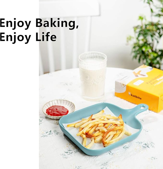 Katbite Hamburger Patty Paper 1000Pcs, 5.5"x5.5" Non Stick Parchment Paper - Image 5