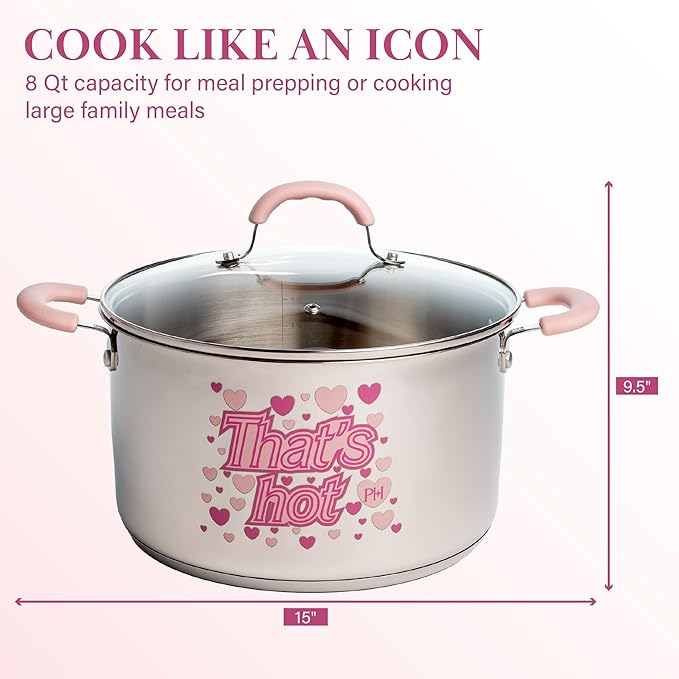 Paris Hilton Stainless Steel Stock Pot - Image 6