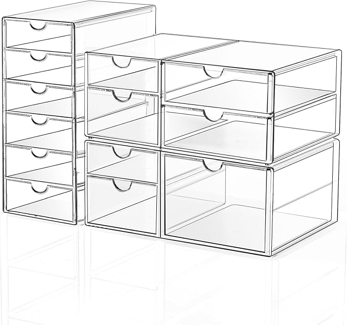 Makeup Drawer Storage Organizer by DOMNIU