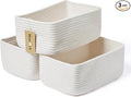 MiniArk Small Storage Baskets for Organizing | Closet Organizer Bins | Shelf by MiniArkStorageBasketsHome