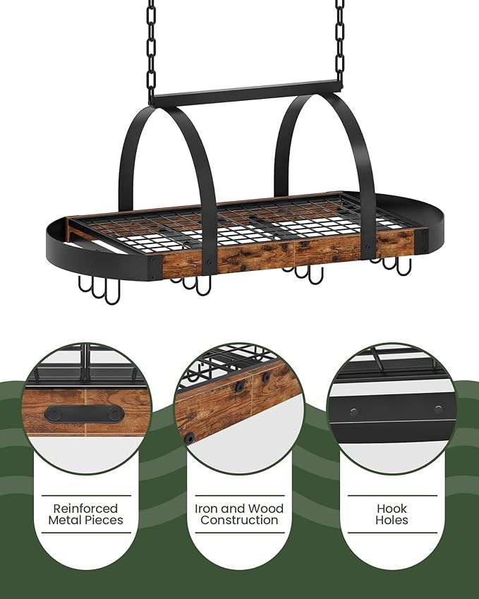 CHOEZON Hanging Pot Rack, Pot Hanger - Image 6