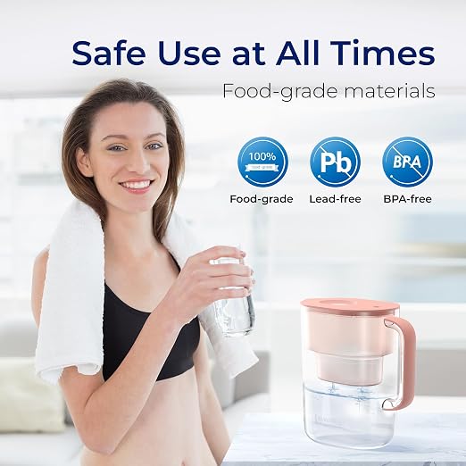 Waterdrop PT-07R Water Filter Pitcher, NSF Certified, 200-Gallon Long-Life - Image 8