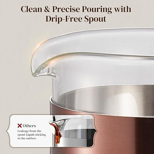 Veken French Press Coffee Maker 21oz 0.6 L, Single Serve Small Pot, Heat - Image 9