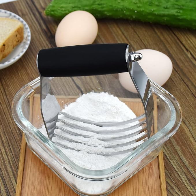 Dough Blender Heavy Duty Pastry Cutter Stainless Steel Butter Cutter - Image 5