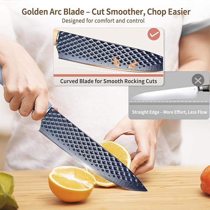Knife Set, 7-Piece Kitchen Knife Set - Image 3