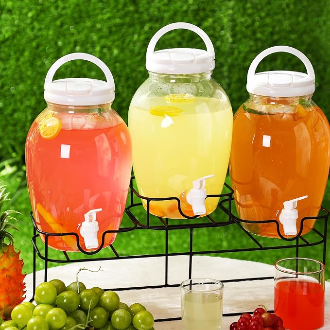 Tanlade 3 Pcs Plastic Drink Dispenser - Image 2