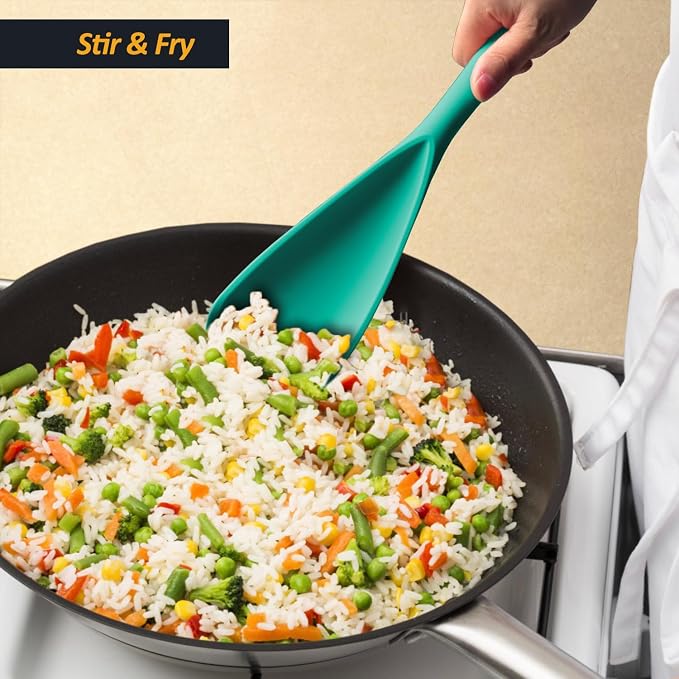 Silicone Spatula Spoon, Seamless Design, Safe - Image 5