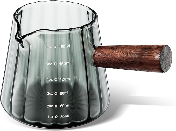 Joeyan 6 oz Grey Glass Measuring Cups by JoeyanHousehold