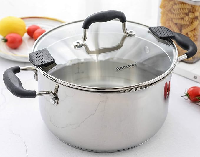 Rorence Stainless Steel Stock Pot by Rorence