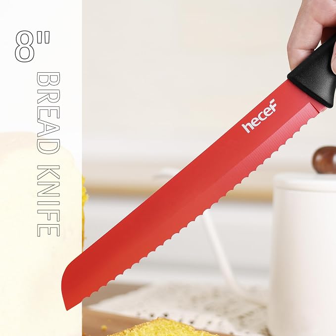 hecef 14 Pieces Kitchen Knife Set - Image 8