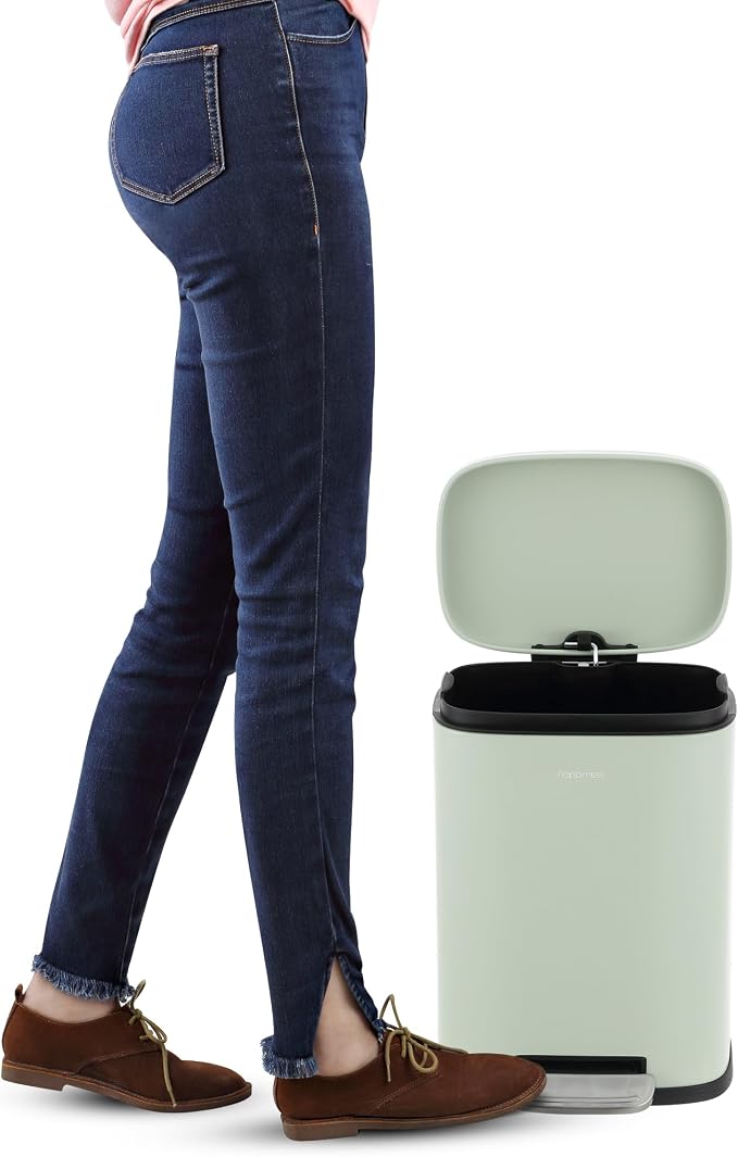 happimess HPM1006E Connor Rectangular 13-Gallon Trash Can - Image 8
