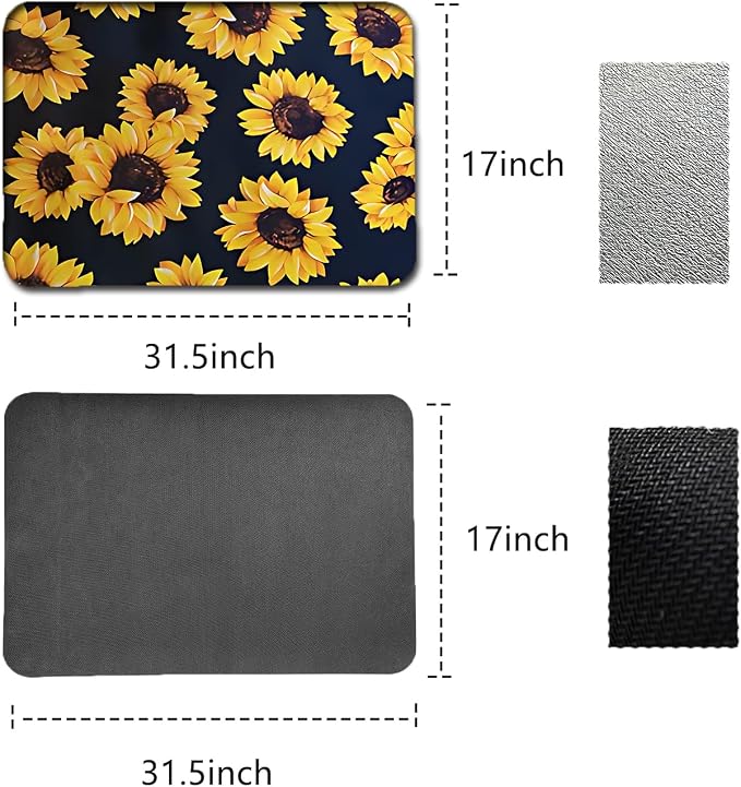 Dish Drying Mat Foldable Fall Kitchen Drying Mat Absorbent Sink Mat - Image 4