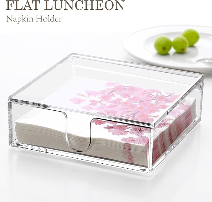 DINGHUO Acrylic Napkin Holder, Indoor & Outdoor, Bathroom Vanity - Image 7