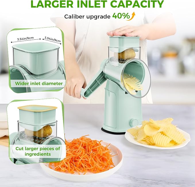 7 IN 1 Upgraded Rotary Cheese Grater - Image 4