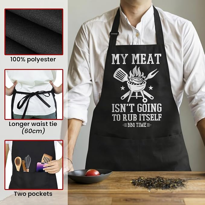 SANDJEST Funny Mens Aprons - Image 2
