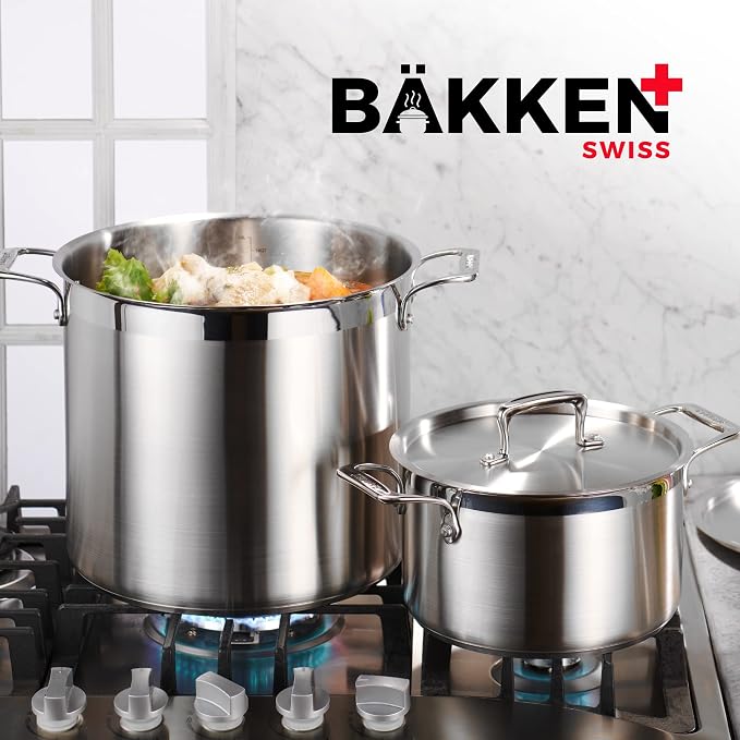 Stainless Steel Stockpot with Lid 2 Quart, Durable 18/8 Stainless Steel - Image 9