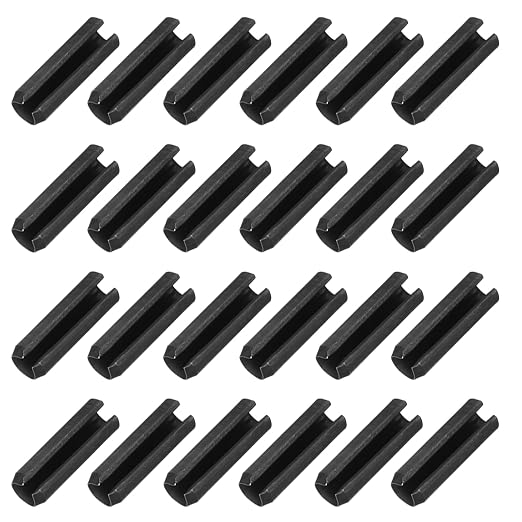 MECCANIXITY 25Pcs Slotted Split Roll Pins 3/10 Inch Dia. 1 Inch Length 65Mn by MECCANIXITY