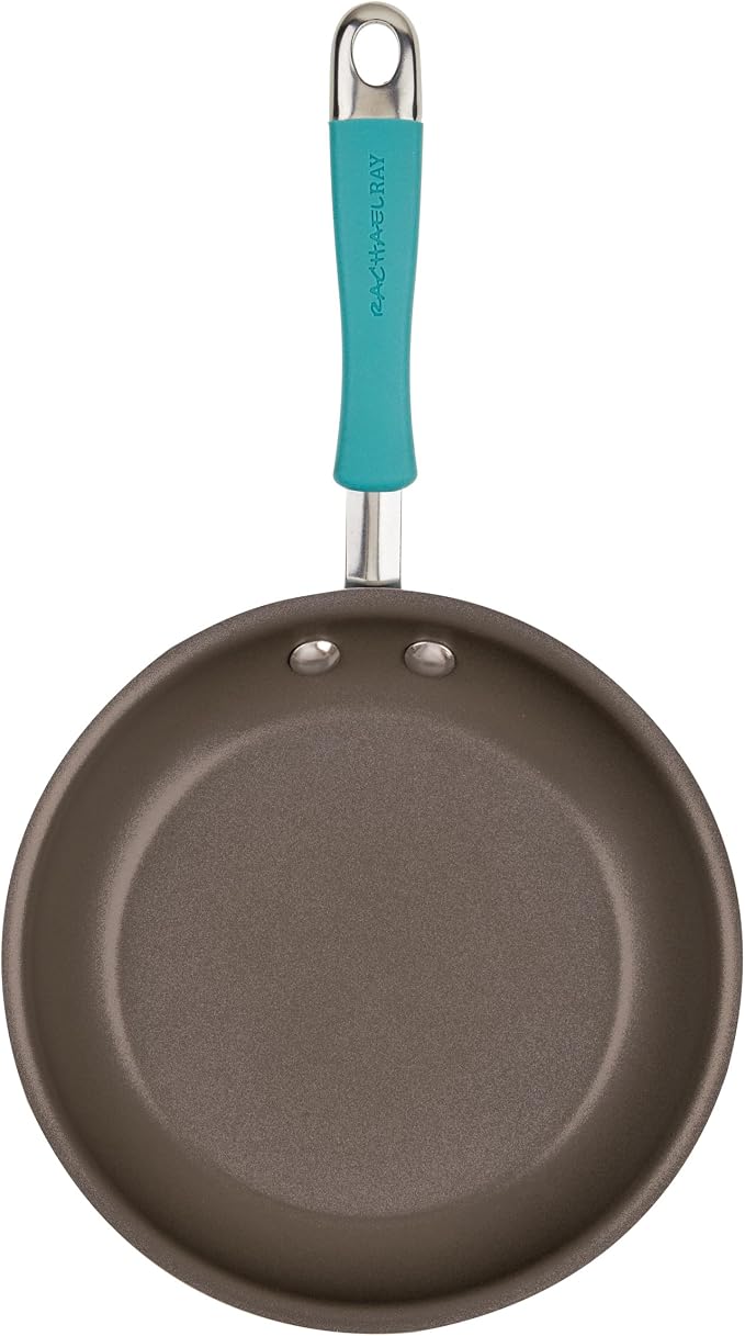 Rachael Ray Cook + Create Nonstick Frying Pan/Skillet, 8.5 Inch, Agave Blue - Image 10