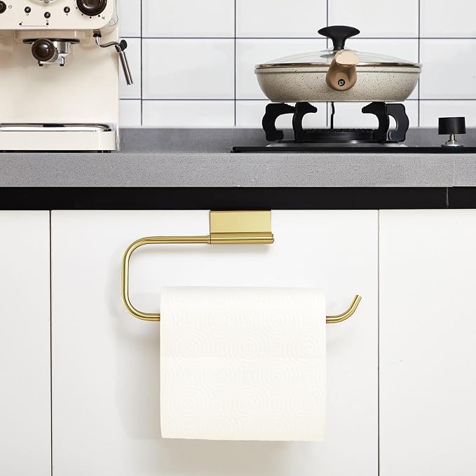 Yaocom 12.4 Inches Cabinet Door Paper Towel Holder Camper Under Sink No - Image 2