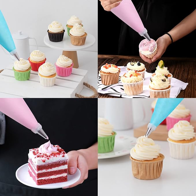 Piping Bags and Tips Set, Icing Bags Disposable - Image 5