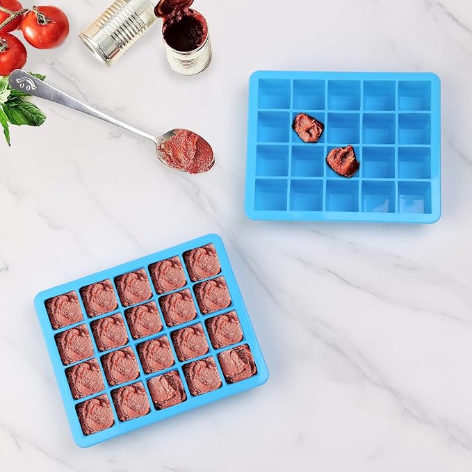 20 Section-0.5oz, Food Grade Silicone Ice Cube Tray Food Container - Image 3